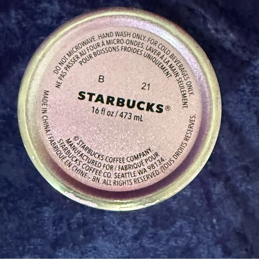 Starbucks Stainless Steel Purple/Pink/Red Ombre‎ Grande holiday 2021 Tumbler